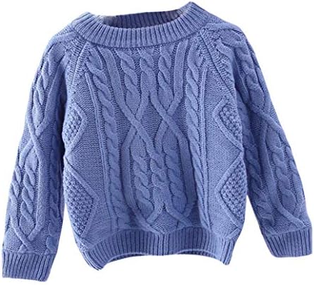 モリミ 子ども服 セーター ニット セーター 女の子 ベビー服 入綿 クルーネック 裏ボア 長袖 編み目