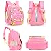 Efree Cute Cat Face Bow Diamond Bling Waterproof Pink School Backpack Girls Book Bag (Large, Black)