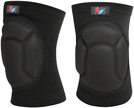 Sportrodo Protective Knee Pads, Thick Sponge Anti-slip, Collision Avoidance Knee Sleeve for Volleyball, Football, Skate, Skateboard, Cycling, Climbing, Horserace - Medium