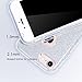 MILPROX Glitter case Compatible with iPhone SE 2022, iPhone 8 iPhone 7 4.7