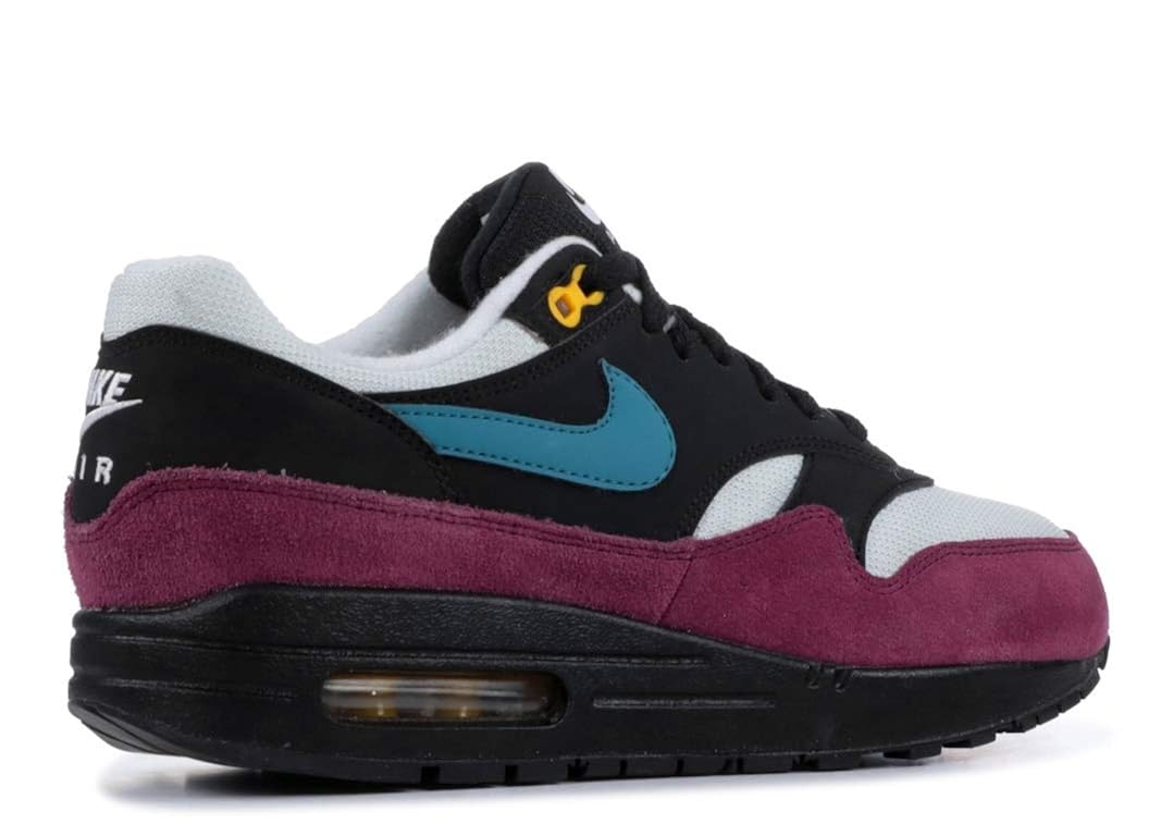 air max 1 silver bordeaux