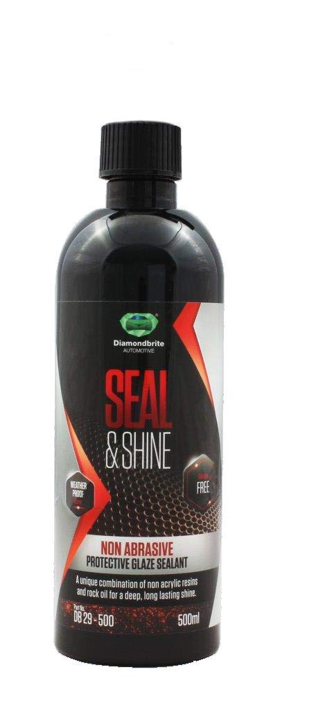 Diamondbrite Seal & Shine - Protective Glaze Sealant - Car Film with Acrylic Resins Non Abrasive Long Lasting Weather Proof Shine Paintwork - 500ml Bottle - dB 29-500
