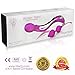 Personal Massager for Women with Free Kegel Balls or Lubricant Handheld Rechargeable Waterproof (Purple + Kegel)