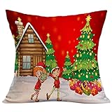 Pillow Case,Vovotrade Christmas Sofa Bed Home Decor Pillow Case Cushion Cover 45cmx45cm/17.7