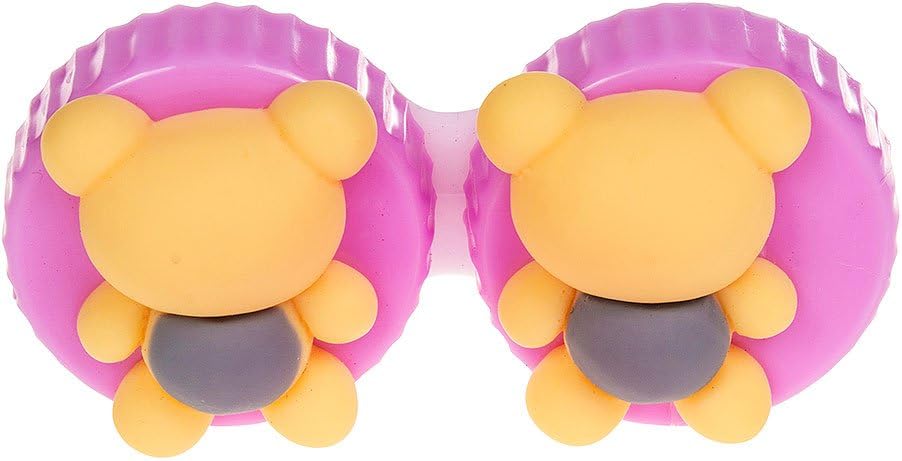 Coloured Contacts Teddy Lens Case (Lilac)