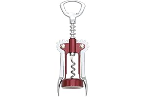 Wine Opener, Zinc Alloy Premium Wing Corkscrew Wine Bottle Opener Perfect Corkscrew to Open Wine & Beer Bottles - Great Bootl