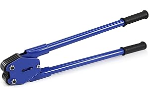 JIADIstrap Strapping Sealer/Crimper for 3/4" Polypropylene (PP) Polyester Strapping Band Manual Banding Tool with 20.5" Extended Handle