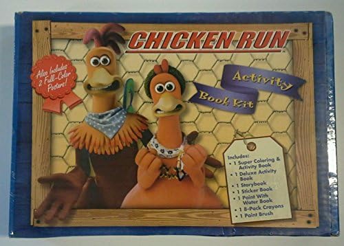 Chicken Run with Book and Poster and Crayons and Paint Brush Paperback – May 1, 2000