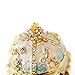 Apropos Hand-Painted Vintage Style Faberge Egg with Rich Enamel and Sparkling Rhinestones Jewelry Trinket Box (S. White Cross)