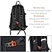 ORICSSON Unisex Rated 35L Durable Lightweight Foldable Backpack Waterproof Handy Daypack (Black-II, 35L)