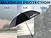 Athletico 68 inch Automatic Open Golf Umbrella - Extra Large Double Canopy Umbrella is Windproof and Waterproof - Features Ergonomic Rubber Handle
