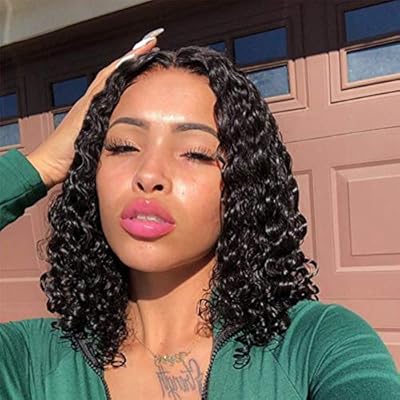 Wignee Curly Wigs Lace Part 100 Brazilian Human Hair 4x4 Lace