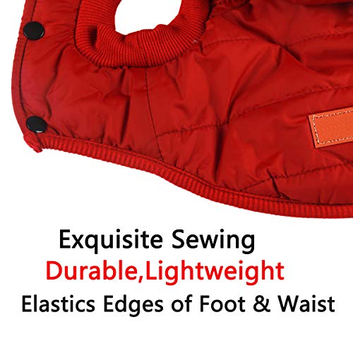 Fleece Lining Extra Warm Dog Hoodie in Winter,Small Dog Jacket