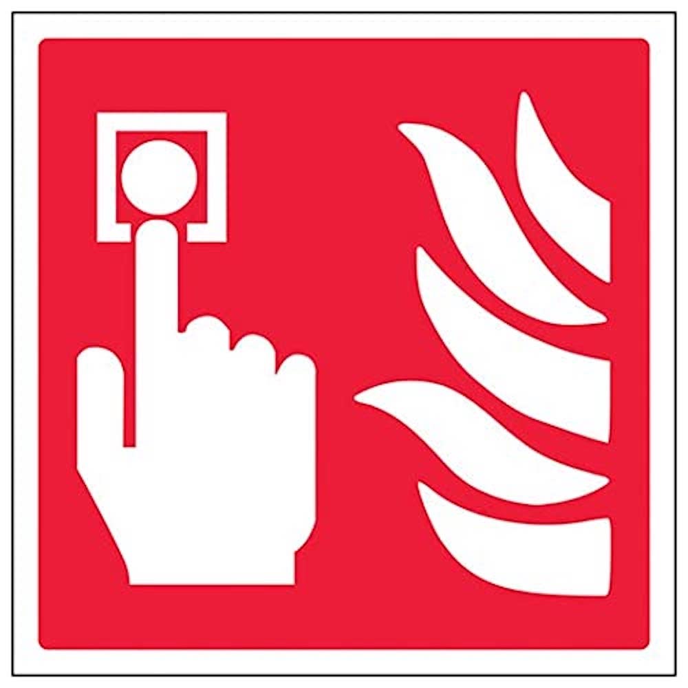V Safety Eco Friendly Fire Equipment - Call Point Logo - 150 X 150mm