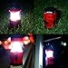 outlite [Solar Rechargeable LED Collapsible Camping Lantern] 180 Lumen Portable Camping Light (Water Resistant Outdoor Survival Lighting Lamp) with 2