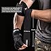 Weight Lifting Gloves with Integrated Wrist Wrap, Light Microfiber & Anti-Slip Silica Gel Grip Glove for Gym Workout, Crossfit, Weightlifting, Powerlifting, and Running—Pair