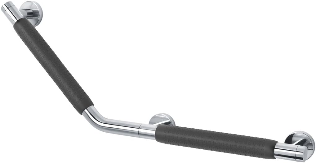 Tiger Boston Comfort & Safety 135º Grab Rail, Left Version, Stainless Steel Polished, 58.7 x 23.6 x 7 cm, 58,7x23,6x7 cm - Image 5