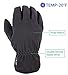 SKYDEER Winter Gloves with Premium Genuine Deerskin Suede Leather and Windproof Polar Fleece (Unisex SD8661T/M, Warm 3M Thinsulate Insulation)