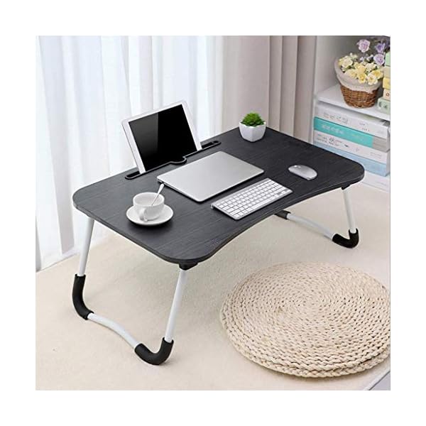 Adjustable-Laptop-Bed-Table-Lap-Standing-Desk-for-Bed-and-Sofa-Breakfast-Bed-Tray-Laptop-Lap-Desk-Folding-Breakfast-Serving-Coffee-Tray-Notebook-Stand-Reading-Holder-for-Couch-Floor-Kids60-x-40-cm Adjustable Laptop Bed Table Lap Standing Desk for Bed and Sofa Breakfast Bed Tray Laptop Lap Desk Folding Breakfast…