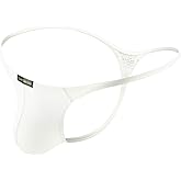 Azcode Mens T-Back Thongs Sexy Low Rise G-String Briefs Bulge Pouch Underwear