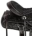 AceRugs Endurance Horse Saddle Western Riding Comfy SEAT Hand Carved Black Leather Pleasure Trail TACK Set Bridle Breast Collar (Black, 17)thumb 4