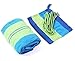 WoneNice Outdoor Double 2 Person Cotton Hammock, Blue