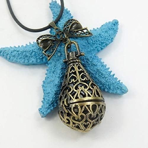 POLPEP Neonatal Breast self Necklace Pendant Ball DIY Baby Lanugo Commemorative Collection Souvenirs (Umbilical Cord Drops Bronze Pendant - Necklace se