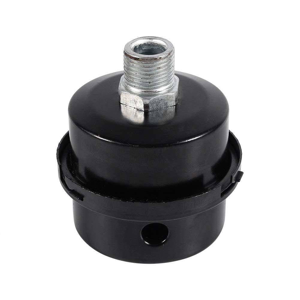Air Compressors DIY & Tools Metal and Filter Paper Noise Muffler 3/8 Thread 16mm Air Compressor