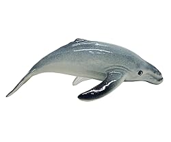 WitnyStore Tiny 2⅞" Long Grey Humpback Whale