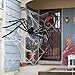 oriental tribes Kearui Spider Decorations, Halloween Spiders, Outdoor Halloween Spider, Hairy Poseable Spider, Scary Spider for Halloween Decorations, 6.6 ft / 200 cm