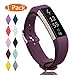 KingAcc Compatible Replacement Bands for Fitbit Alta HR, Fitbit Alta, Silicone Fitbit Alta HR Band Alta Band, Buckle Wristband Strap Women Men (1-Pack, Dark Purple, Small)