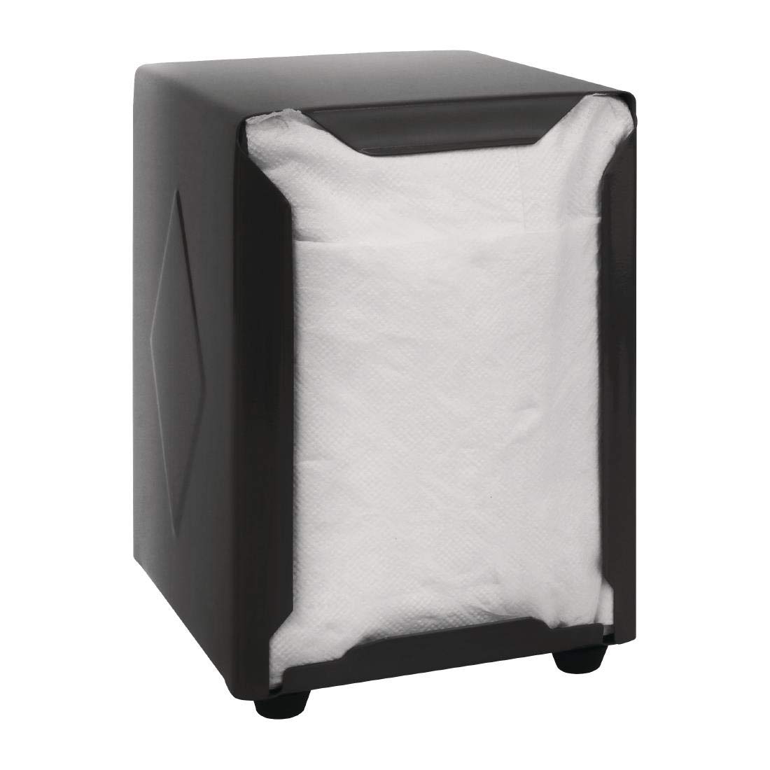 Olympia Stainless Steel Napkin Dispenser Black with New Useful Features