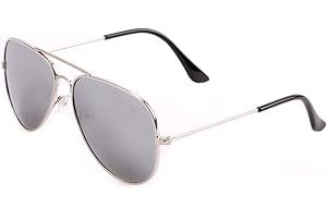 Creamily Kids Aviator Sunglasses UV Protection Aviator Sunglasses for Little Girls Boys Age 2-9 Sunglass Eyeglasses Eyewear