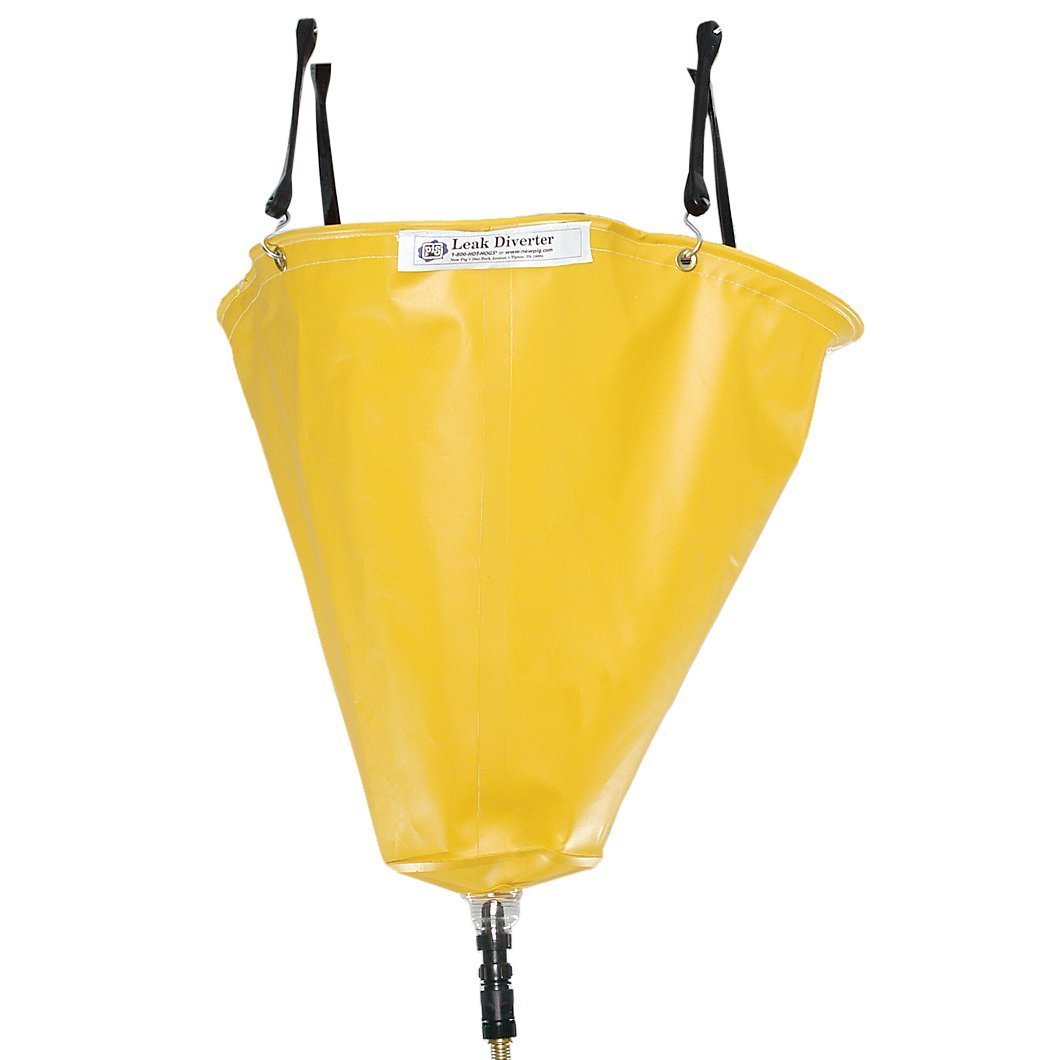 Tona del desviador de fuga de tubería de cerdo - 24 x 24 - transparente - TLS691 -CL