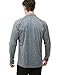 TM-MKZ01-SDG_X-Large Tesla Men's 1/4 Zip Cool Dry Active Sporty Shirt MKZ01