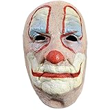 Trick or Treat Studios Men's Old Clown Face Mask, Multi, One Size