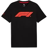 PUMA Mens F1 Essentials Logo 180G Crew Neck Short Sleeve Casual Tops Casual
