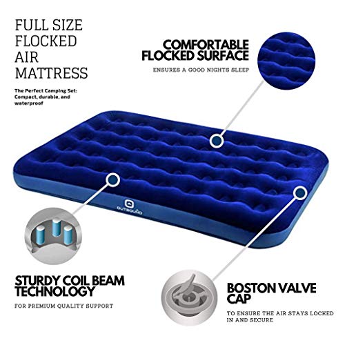 Outbound Air Mattresses Inflatable Mattress Blow Up Bed Portable