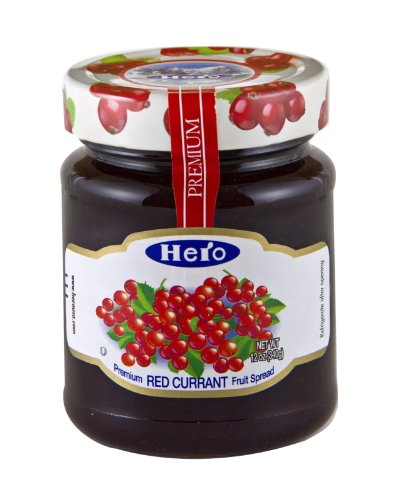 Hero Fruit Spread, Red Currant, 12-Ounce (Pack of 8)
