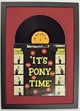 Record Album Lp Frame Featuring Red Mat (Black Trim) 