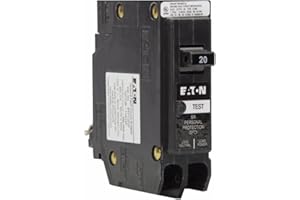 Eaton BRP120GF Breaker, 20A, 1P, 120V, 10 kAIC, Type BR Ground Fault