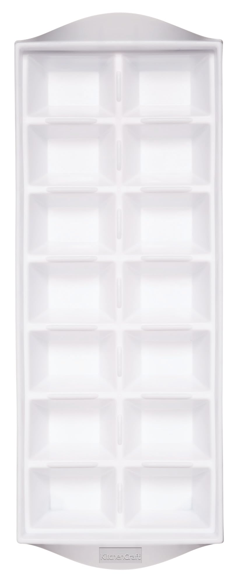KitchenCraft Ice Cube Tray for Freezer, 14 Cubes, Easy-Release Ice Cube Mould, BPA Free Plastic