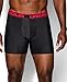 Under Armour Men's Original Series 6” Boxerjock, Black (001)/Red, XX-Large