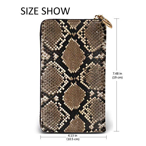 51LDJm7CjNL Lsjuee Carteras de Piel de Serpiente marrón para Tarjetas de crédito para Mujer Estuche para Tarjetas con Cremallera de… Lsjuee Carteras de Piel de Serpiente marrón para Tarjetas de crédito para Mujer Estuche para Tarjetas con Cremallera de… - Imagen 6