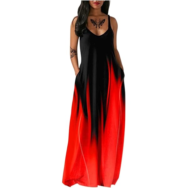 Mingyuezai Women's Sleeveless Linen Maxi Dress Casual Long