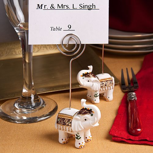 Good Luck Elephant Place Card Holders, 1