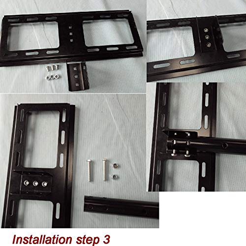 Henxlco Adjustable Ceiling Tv Wall Mount Tilt Bracket Fits Most 26