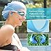 Tayogo Wireless Waterproof MP3 Music Player Headphones Wearable Sports Earhphones-Built-In 8GB with Pedometer,FM Radio and Phone APP for Runing Swimming Underwater Diving(Blue) + Free Carrying Case