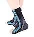 Doc Miller Premium Ankle Brace Compression Support Sleeve Socks for Swollen Foot Plantar Fasciitis Achilles Tendonitis, Use as Injury Support Recovery Eases Pain Swelling 1 Pair