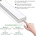 LOFTER LED Rechargeable Cabinet Light With Motion Sensor - 62-LED Wireless Under Cabinet Lighting for Closets, Wardrobes - 2 Sensor Modes